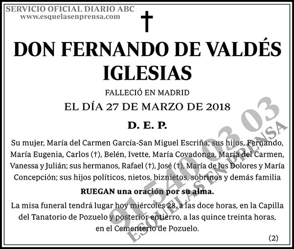 Fernando de Valdés Iglesias
